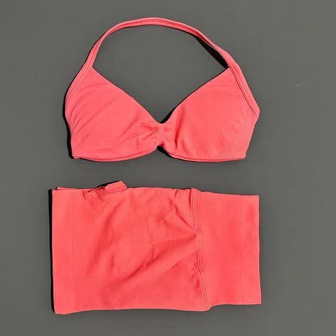 Dylan Sports Strappy Seamless Two Piece Sets