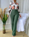 June Elegant Outfit Long Sleeve Two Piece Sets