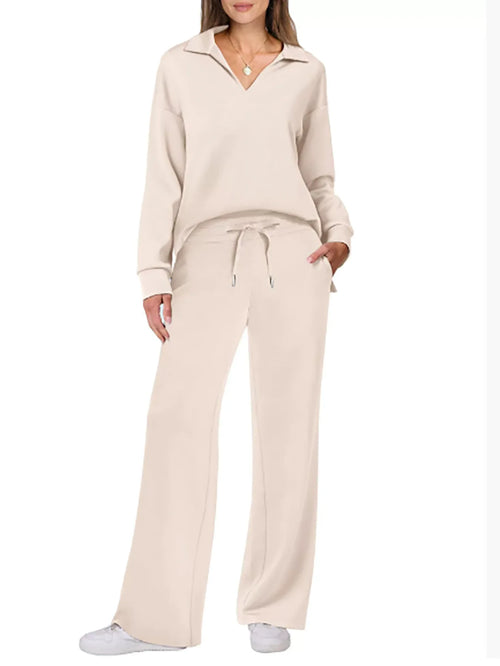 Ana Autumn and Winter New Fashion Casual Two Piece Sets