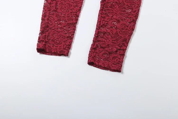 Crown Heights Puss Jacquard Hipster Coquette Backless Flanging Ribbon Jumpsuit