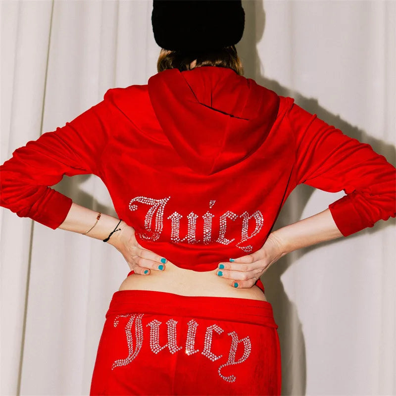 Violetta Long Sleeve Zipper Casual Two Piece Sets