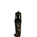 Streetwear Sexy Full Sleeve Hip Wrap Elegant Splice Party Night Maxi Dress