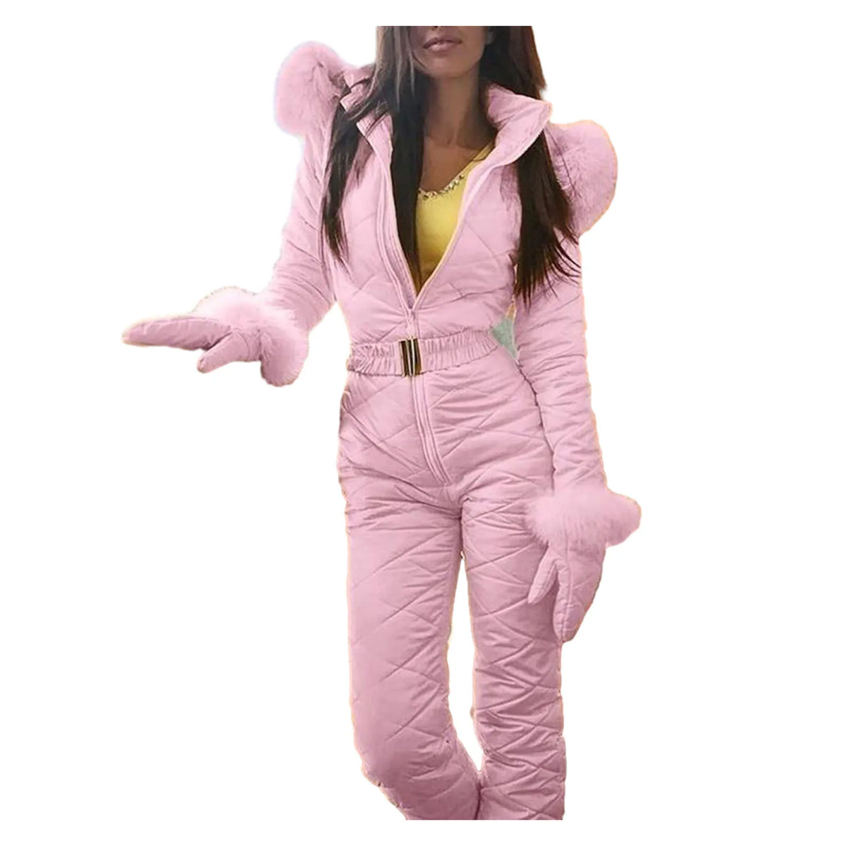 Plus Size Winter Snowboard Jumpsuit Winter Outdoor Women's Windproof Waterproof Ski
