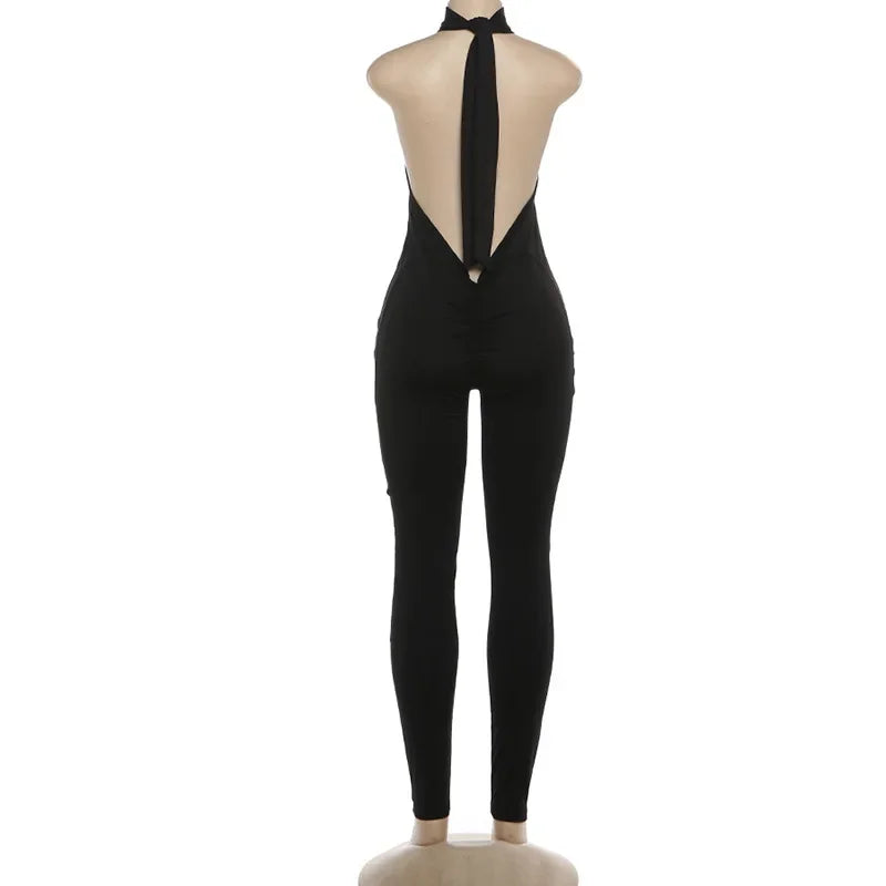 Mahattan Party Club Elegant Luxury One Piece Jumpsuit Playsuit