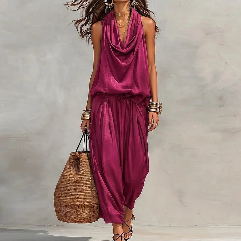 Perla Outfit Loose Elegant Streetwear Two-Piece Sets