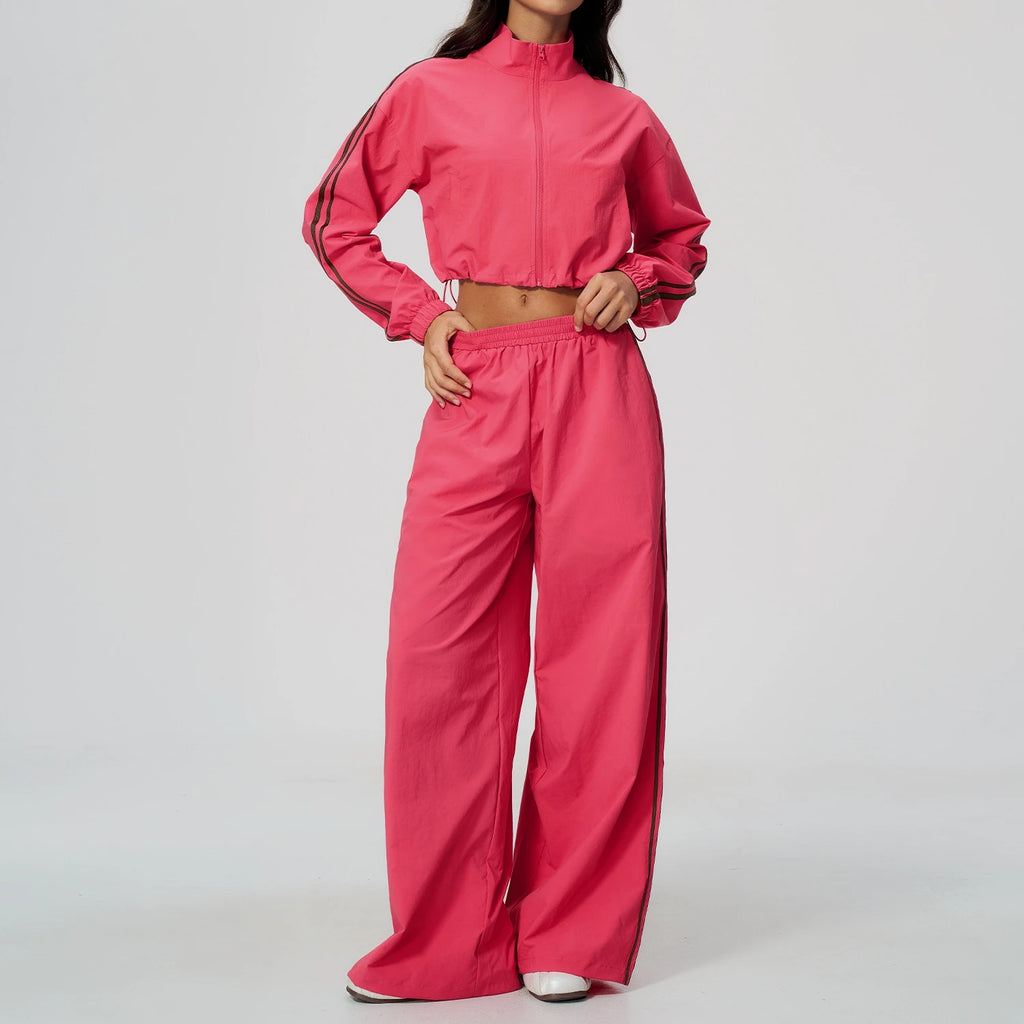 Yulay Long Sleeve Yoga Outfits Sportwear Two Piece Sets
