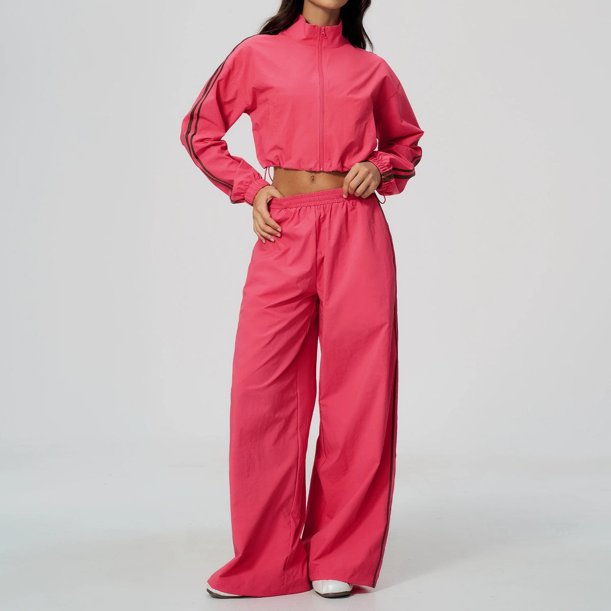 Yulay Long Sleeve Yoga Outfits Sportwear Two Piece Sets