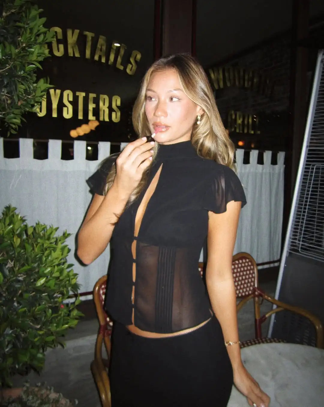 Diana Flutter Sleeves Pleated Fishtail Two-Piece Sets