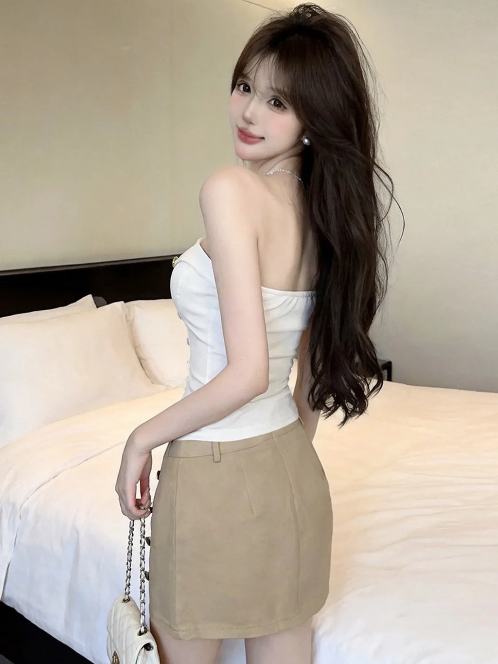 Lola Double-Breasted High-Waist Two-Piece Sets