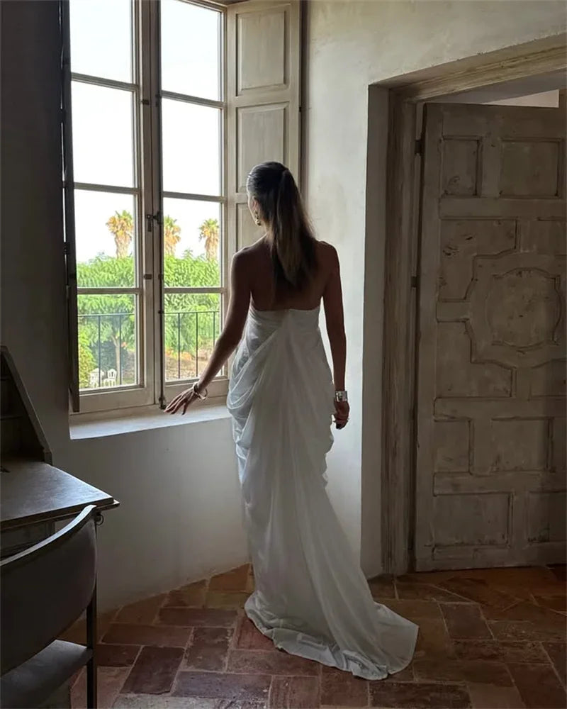 Elkins Mesh Halter Backless Sexy Gown Fashion Elegant V Neck Sleeveless Maxi Dress