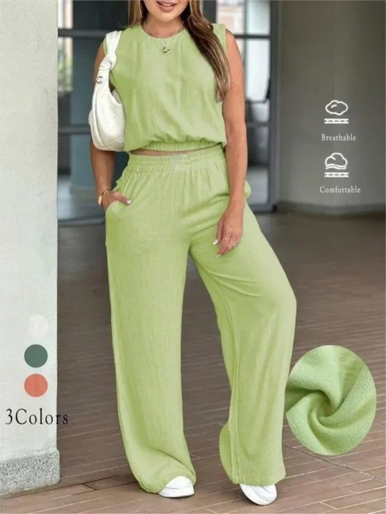 Samantha Fashion Ultra Cute Trousers 2 Piece Set