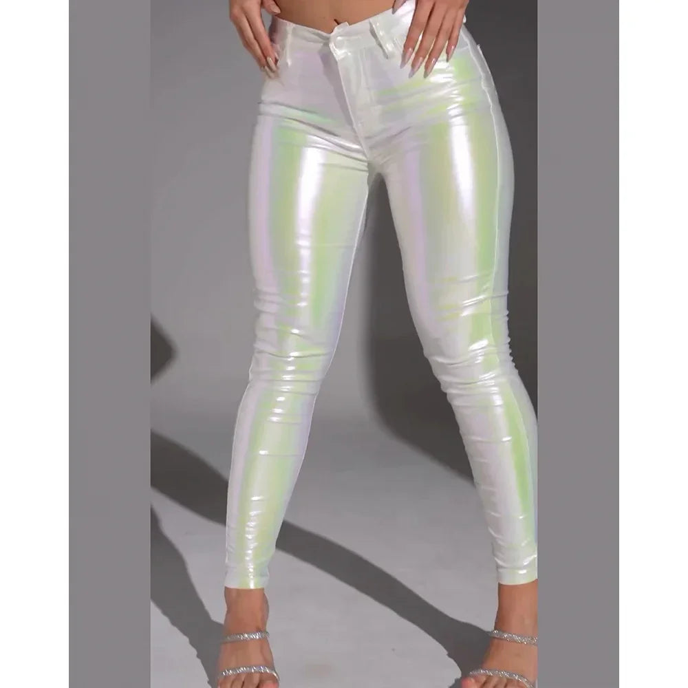 Bloomsbury Mid-Waist Wide Leg Baggy Casual Tights Leggings