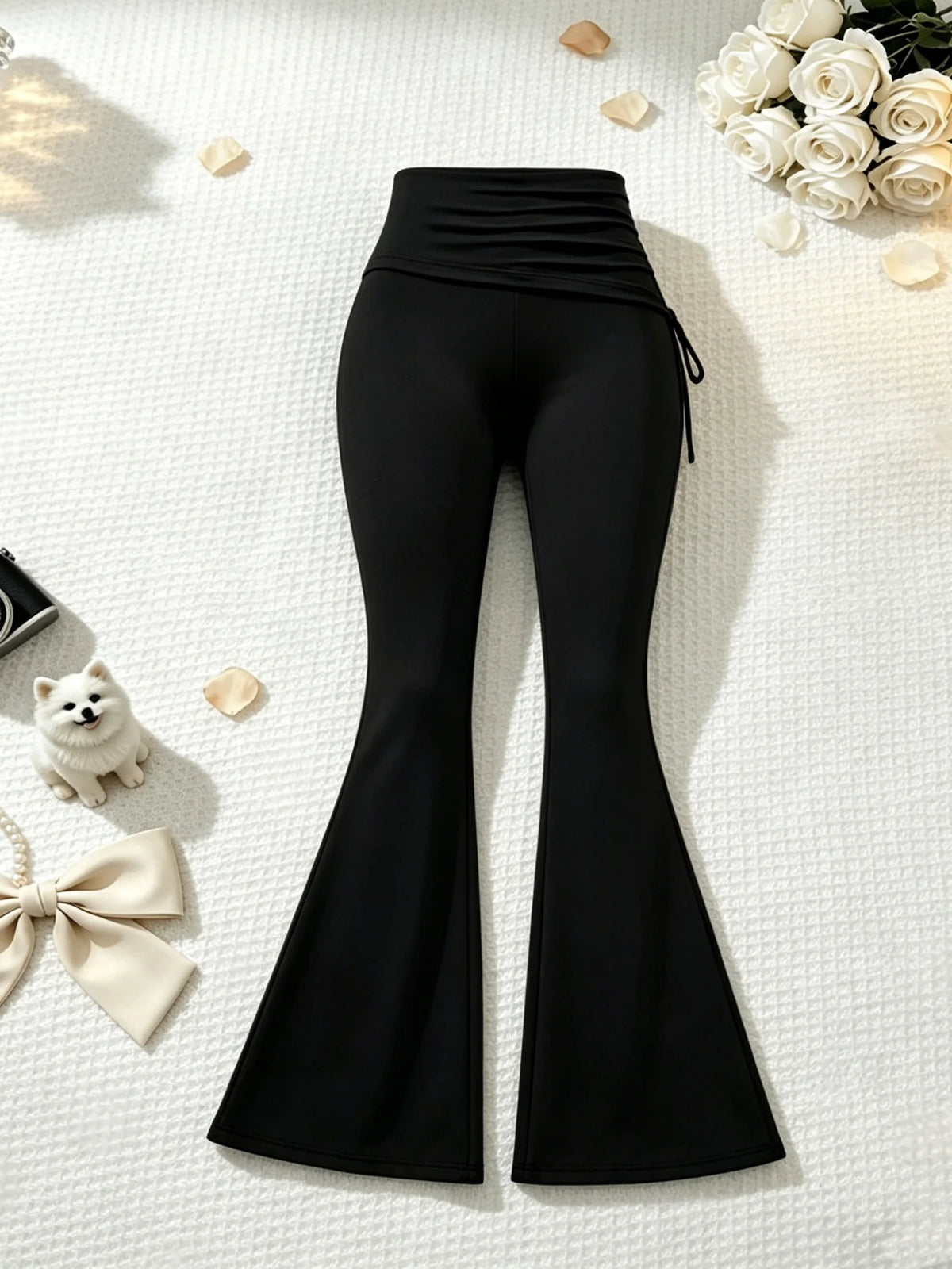 Ashley High Waist Fold Over Side Two Piece Sets