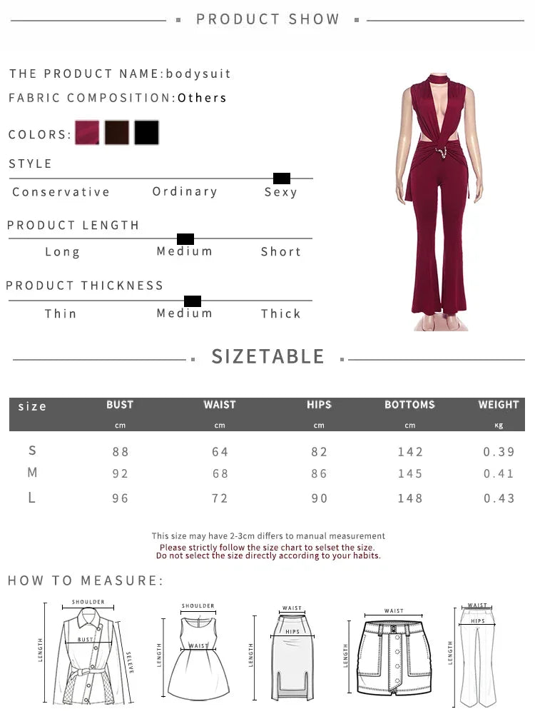 Syracuse Ruched Waistless Metal Cross Hollow Bandage Coquette Midnight Jumpsuit