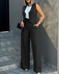 Paola Elegant Lady Vest High 2 Piece Sets