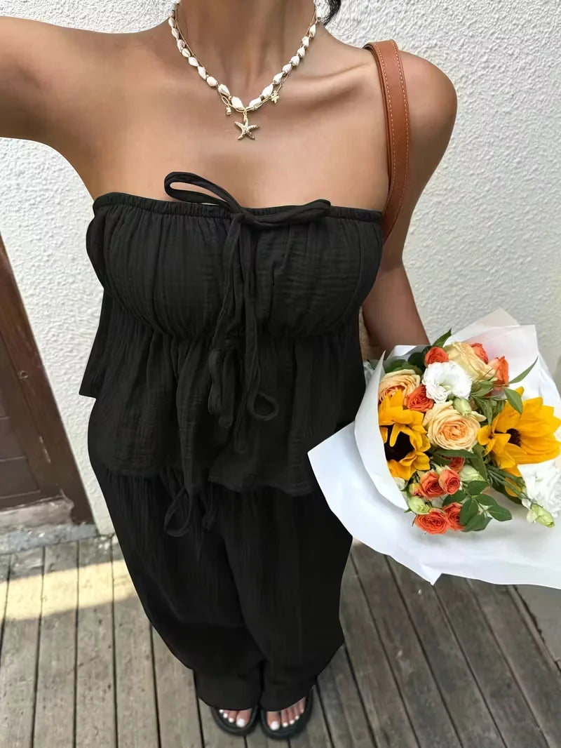Olivia Outfits New Women's Casual Two-Piece Sets
