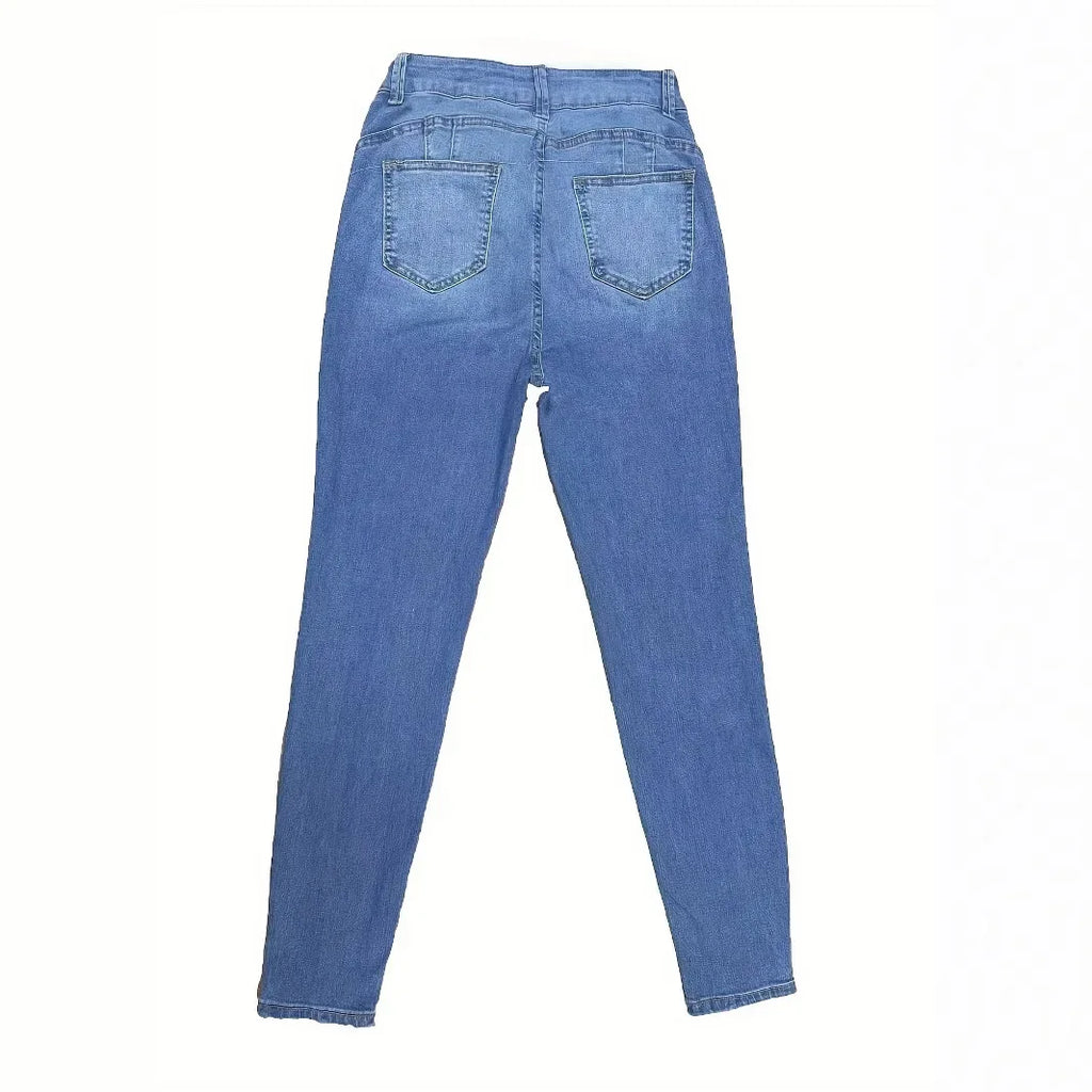 Old Tappan High-waist Stretch Simple Comfortable Small Leg Jeans