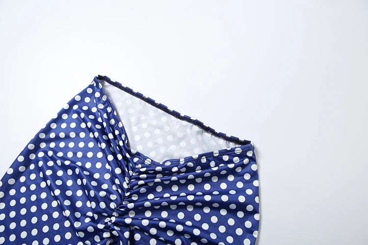 Cromwell Sexy Backless Halter Tank Matching Streetwear Stretch Outfits Set