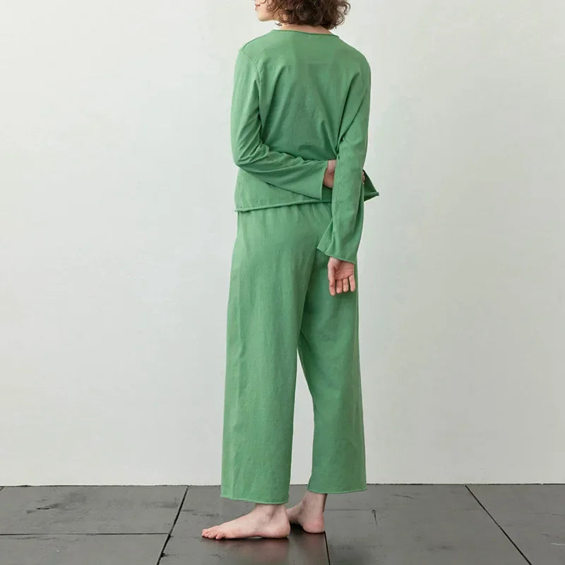 Karina Casual Homewear Long-Sleeved Two Piece Sets