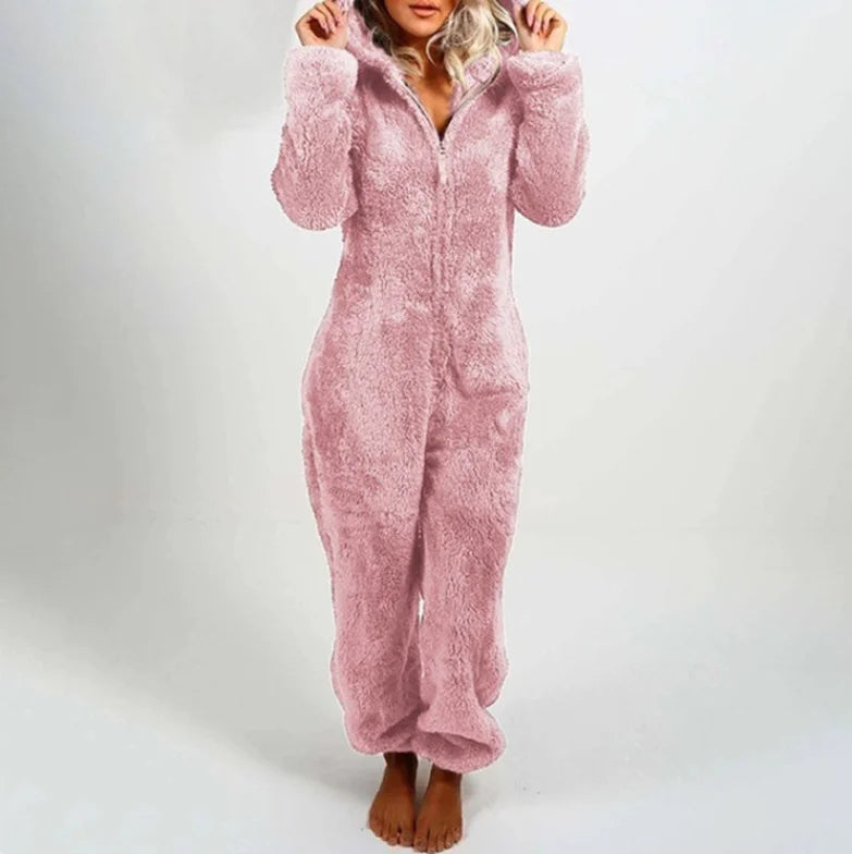 Plus Size One-Piece Jumpsuit for Women, Elegant Overalls, Full Length, Thickened, Autumn