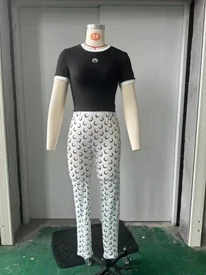 Berlin Sleeveless Crop Skinny Street Fitness Outfits Set