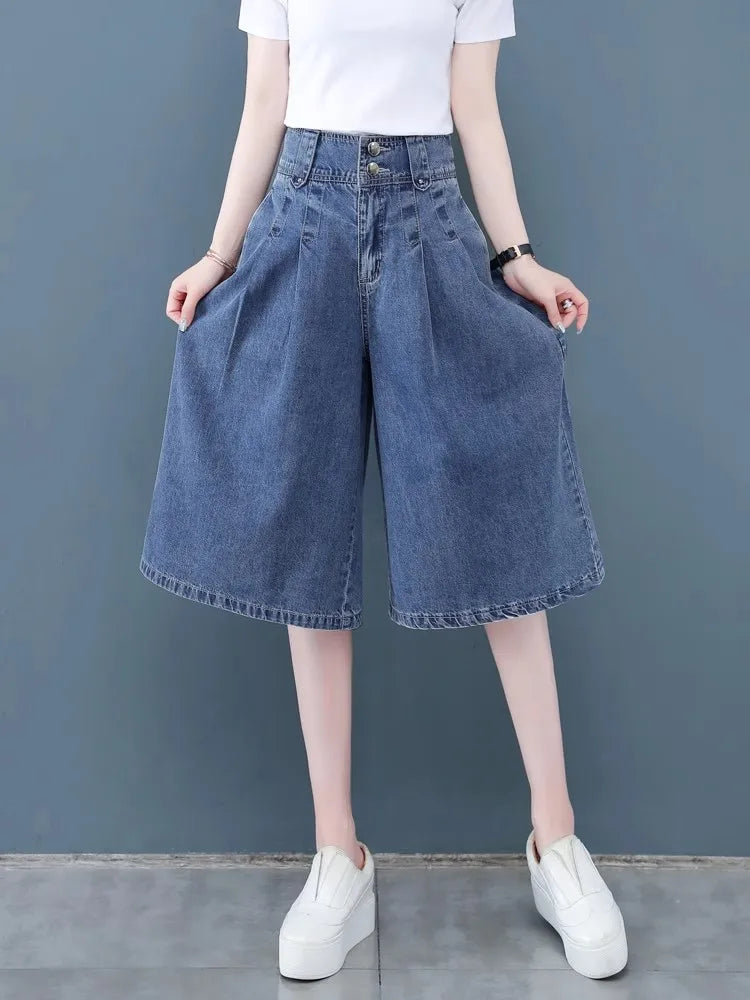 Women's Summer Thin Seven-Five Casual Pants Loose Fit Six-Length Fashionable plus Size