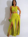 Dolores Solid Sexy Club Outfits Two Piece Sets