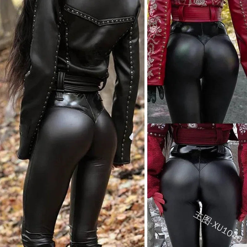Stockholm Punk Gothic Push Up Hip Shape Leggings