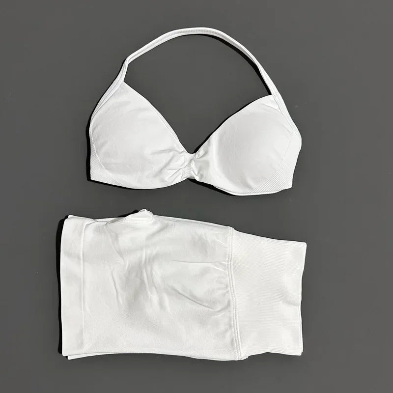 Dylan Sports Strappy Seamless Two Piece Sets
