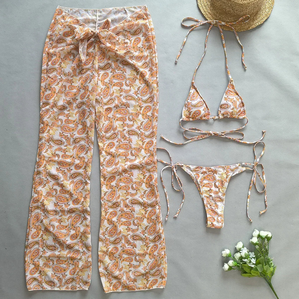 Taunton Push Up Beachwear Swimming Bathing Set