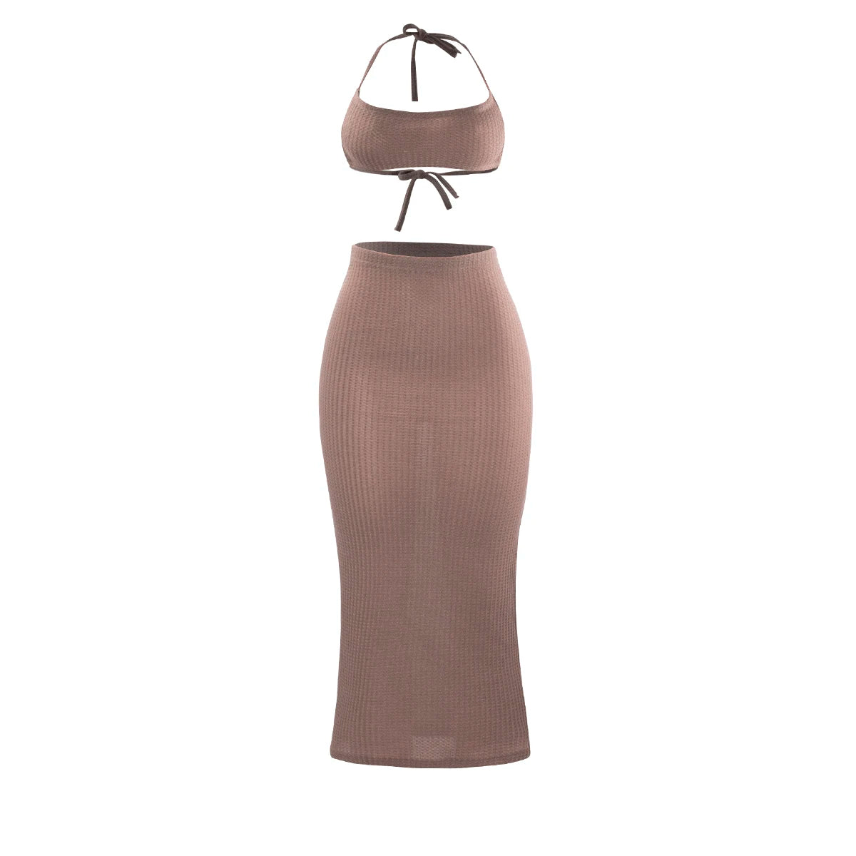 Deborah Sexy Strapless Tube Two Piece Sets
