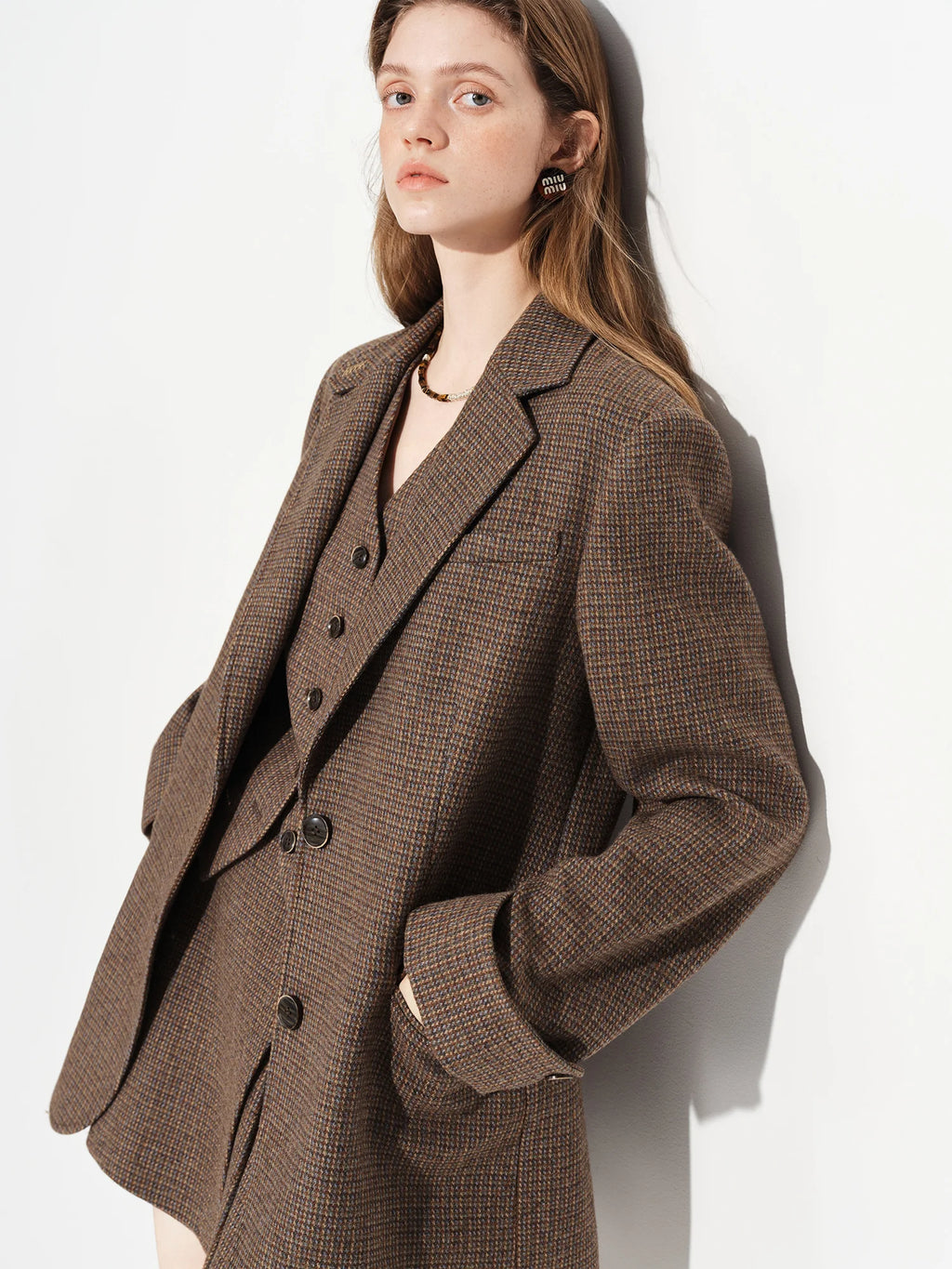 Pilar Coord Vintage Office Chic Suiting r Three Piece Sets