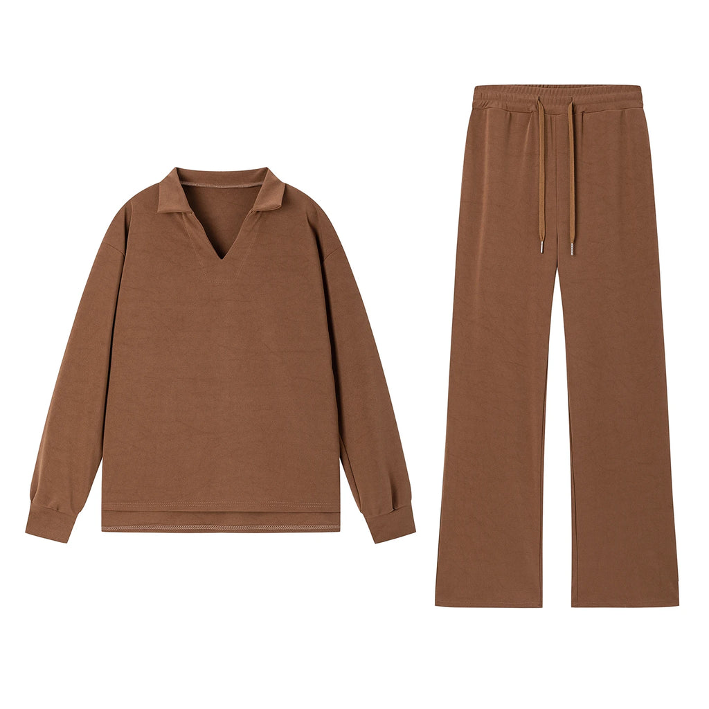 Ana Autumn and Winter New Fashion Casual Two Piece Sets