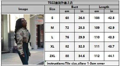 Danbury Full Sleeve Floral Cargo Street Look Two 2 Piece Set Outfit