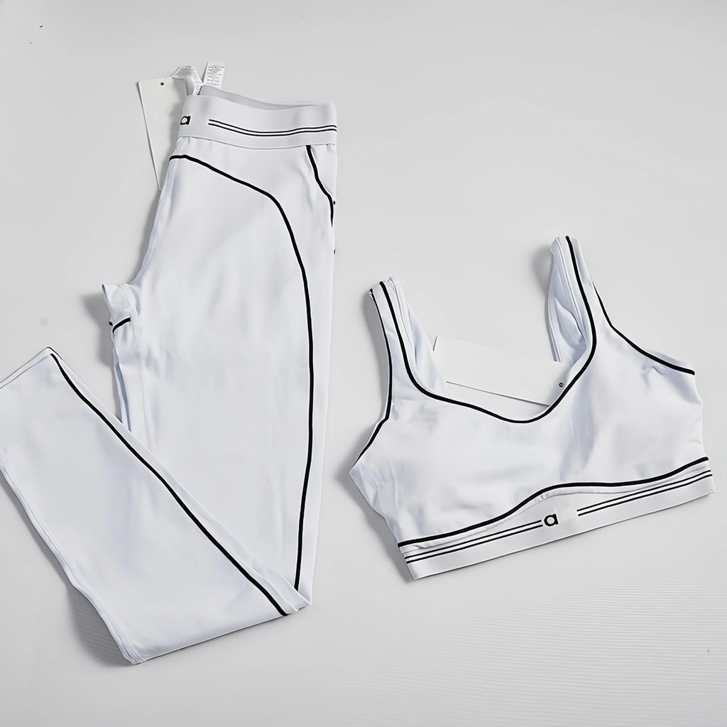 Lia Fabric Sports Comfortable Two-piece Sets