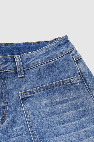 Jeans Denim Pant Women Vintage Wide Leg Long Pants Casual Loose High Waist Straight