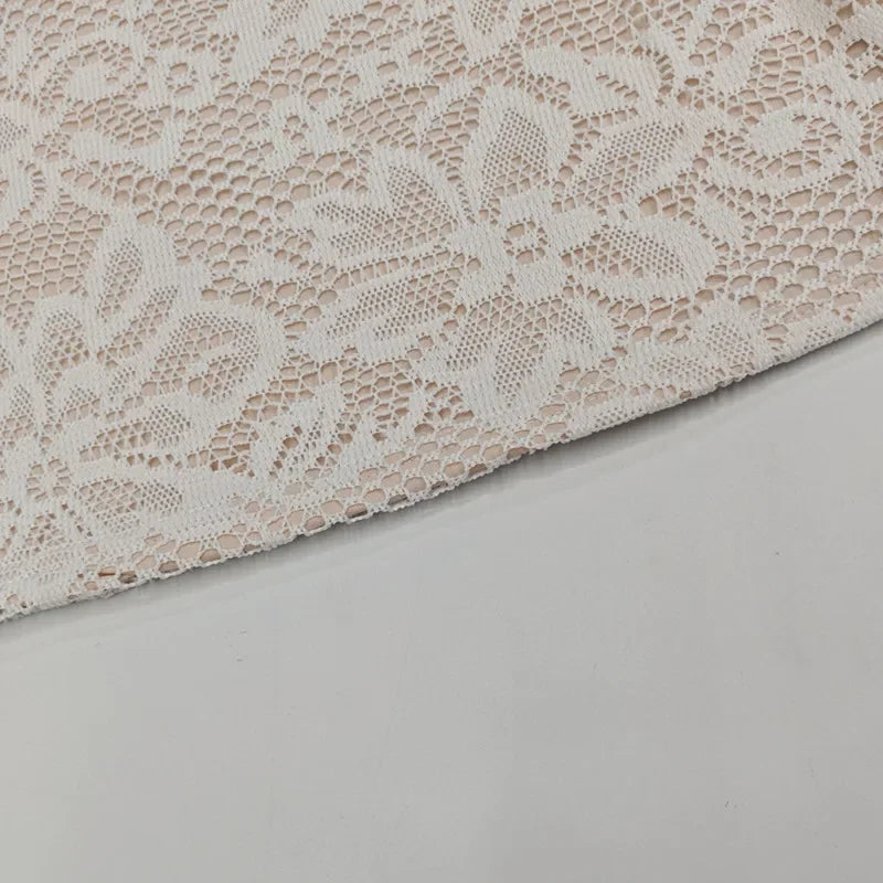 Grovecity Hollow Out Long Sleeve Cocktail Mini Dress