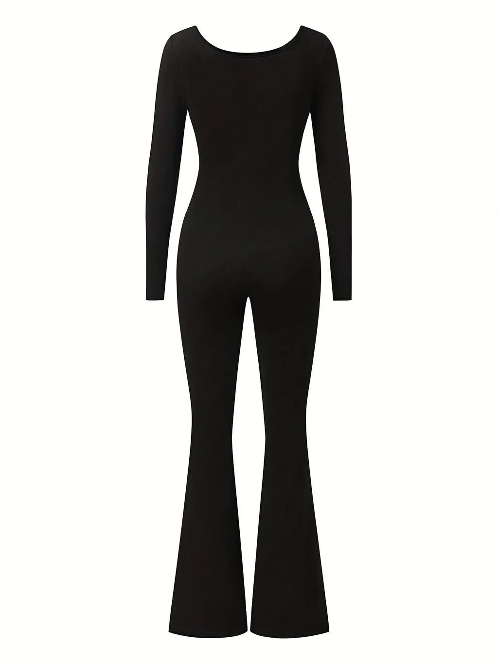 Women's jumpsuit, casual, stylish, sexy, elegant, U-neck, slim fit, versatile for outdoor sports.