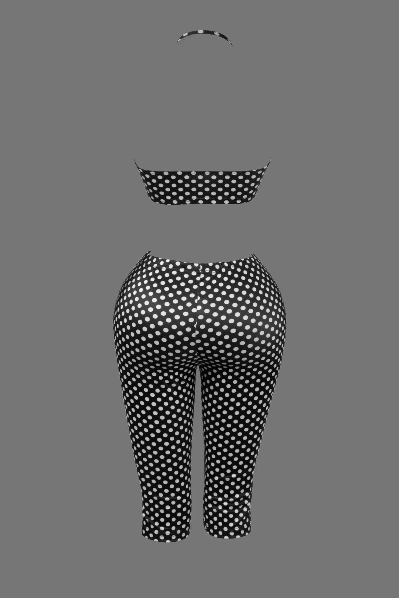 Newington Halter Tank Bike Mid West Stretch Matching Streetwear Outfits Set