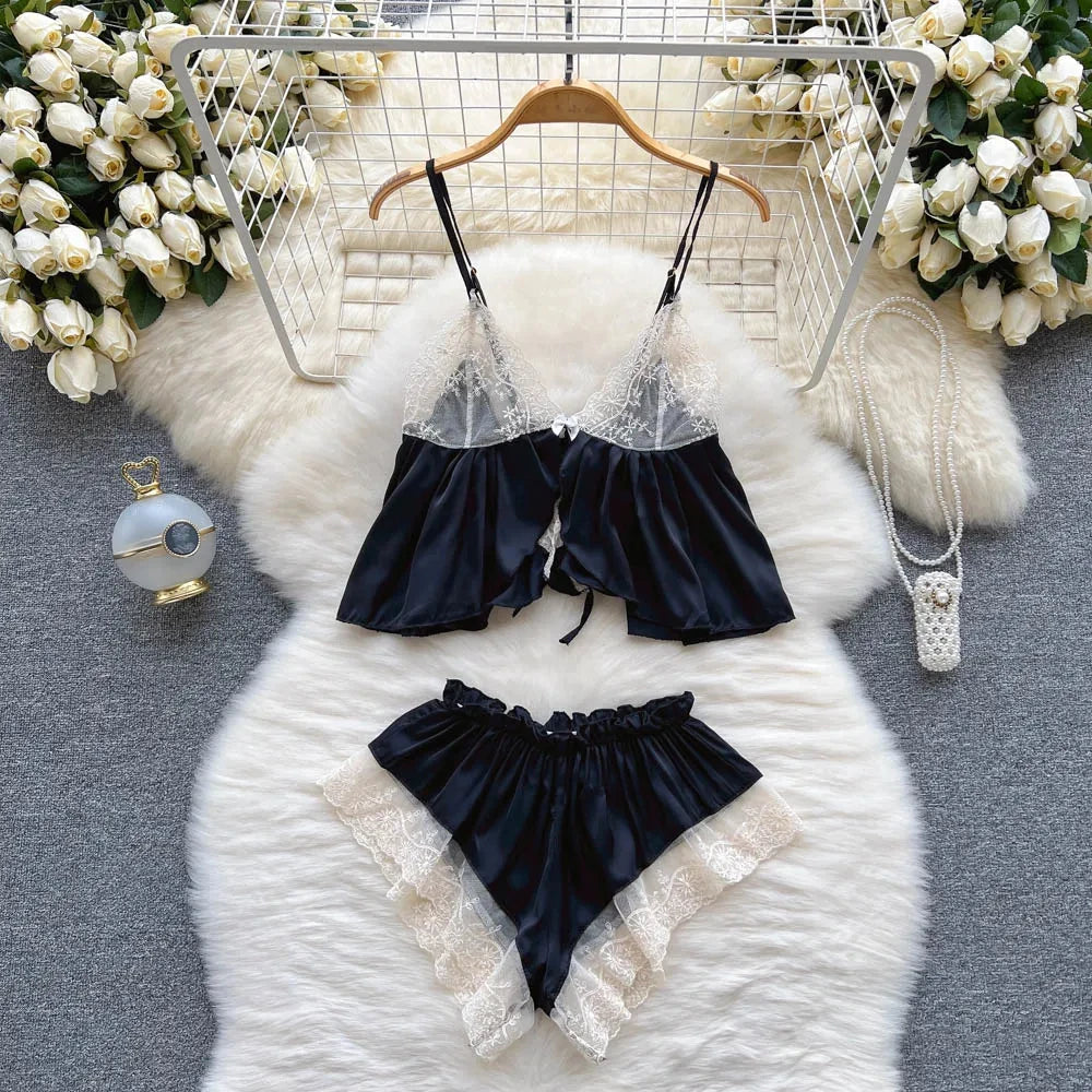 Emily Sleeveless Slim Backless Hallow Two Piece Sets