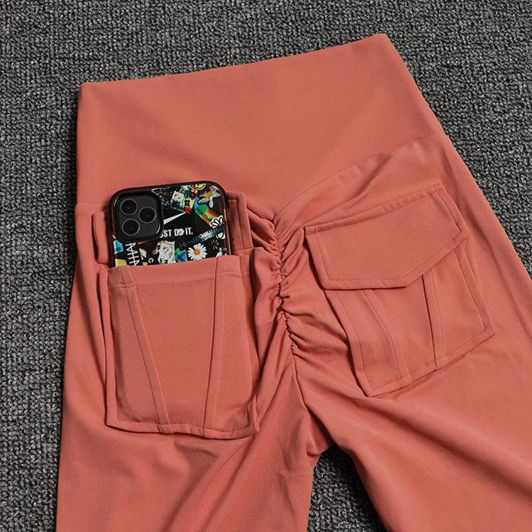 Summit Leggings Pocket Sexy Naked Feeling  Fitness Sports Pants