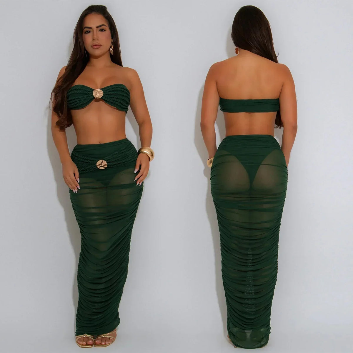 Olivia Slim Fit Temperament Simple Two-piece Sets