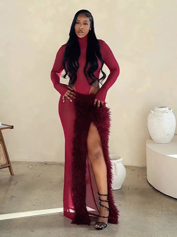 Lorena Weird Puss See Through Two Piece Sets