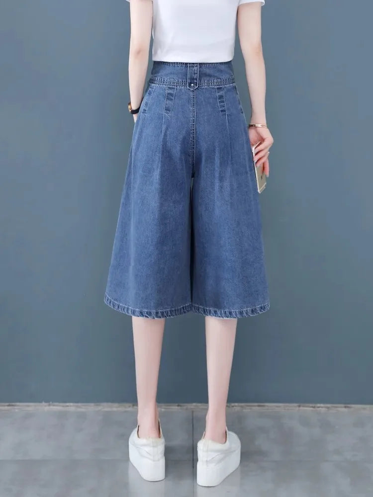 Women's Summer Thin Seven-Five Casual Pants Loose Fit Six-Length Fashionable plus Size