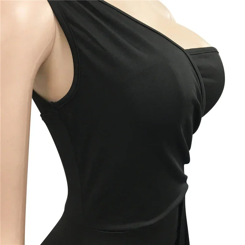 Buffalo One Shoulder Mermaid Evening Dress