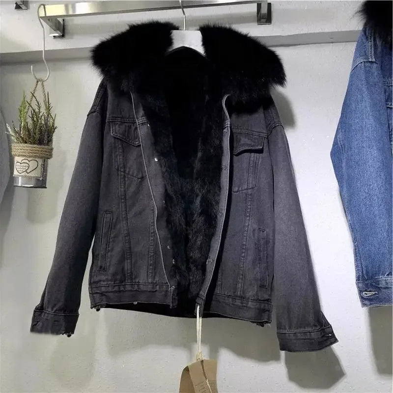 Hazleton Casual Hooded Long-sleeved Fashion Loose Pocket Jacket