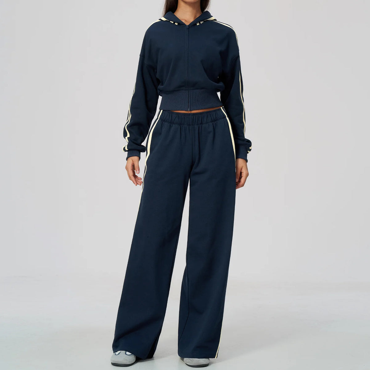 Gabriela Outfit Long Sleeved Sportswear Two Piece Sets