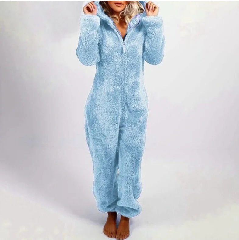 Plus Size One-Piece Jumpsuit for Women, Elegant Overalls, Full Length, Thickened, Autumn