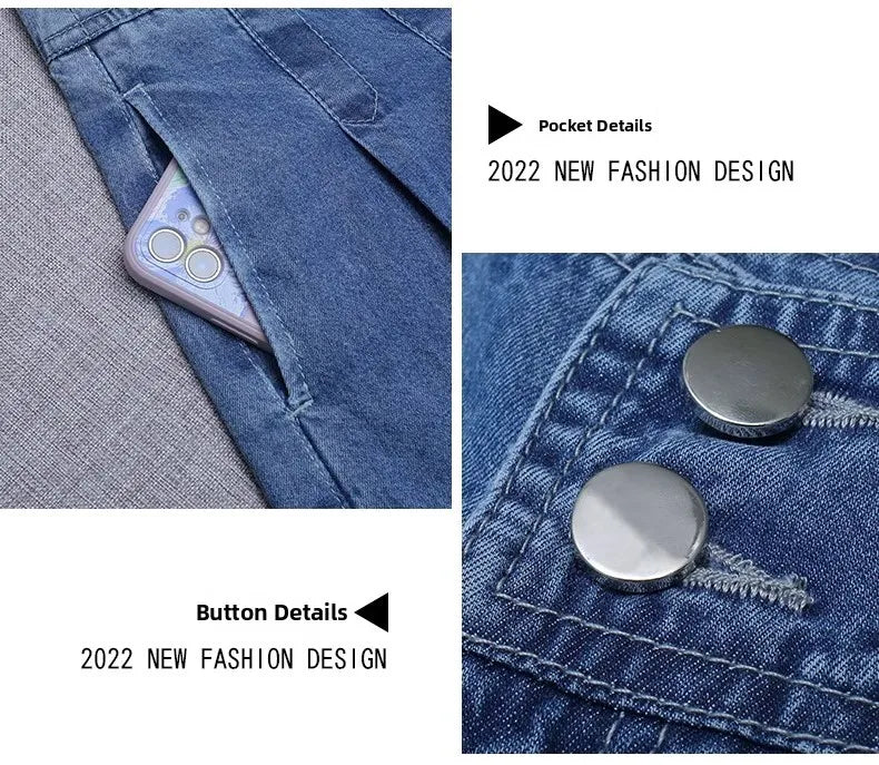 Women's Summer Thin Seven-Five Casual Pants Loose Fit Six-Length Fashionable plus Size