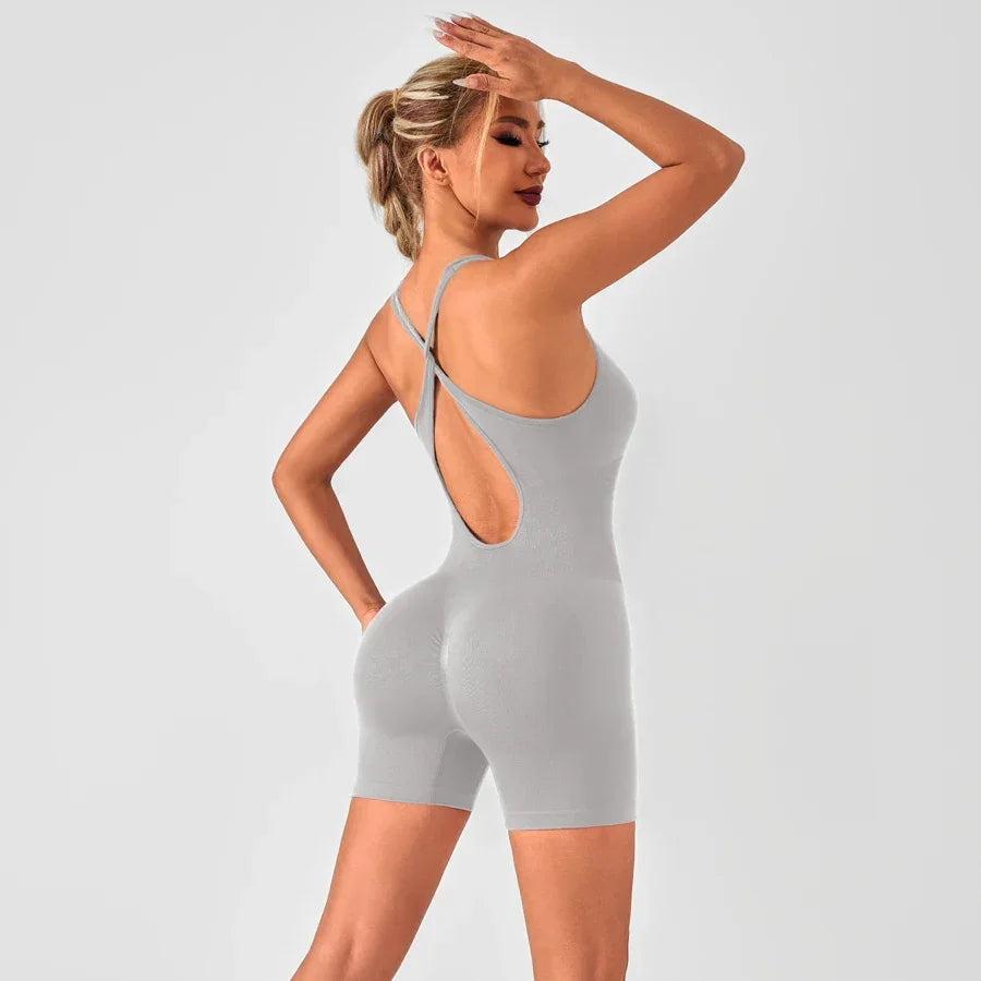 New Holland Sportswear Fitness Party Overalls Elegant Rompers